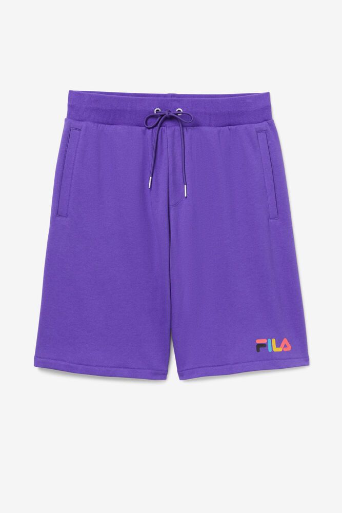 Fila Shorts Donaver Mens Purple - India LJC-451092